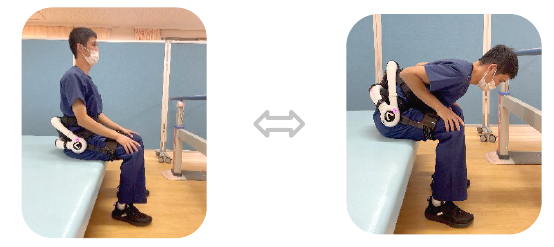 体幹の前傾運動